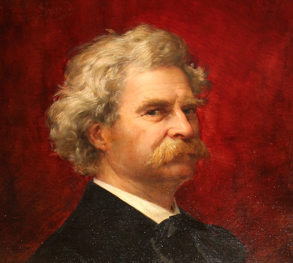 Mark Twain, artistic portrait